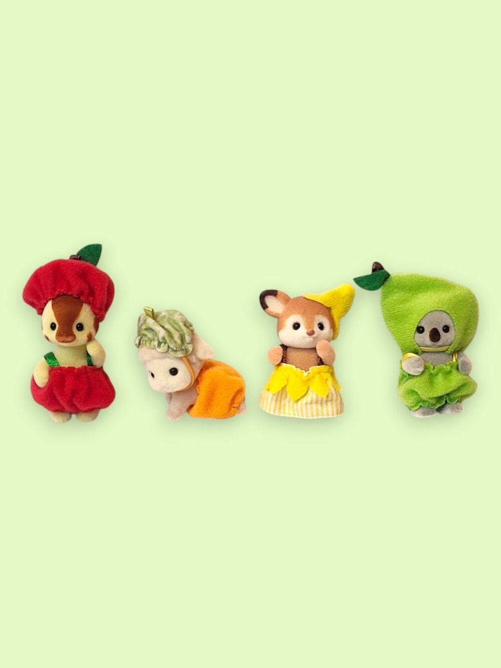 Calico Critters Fruity Baby Series 3 Set of 4 New Figures